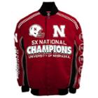Men's Franchise Club Nebraska Cornhuskers Commemorative Varsity Jacket, Size: Large, Red