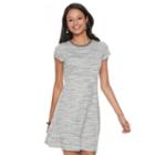 Juniors' So&reg; Ribbed T-shirt Dress, Teens, Size: Xl, Med Grey
