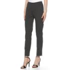 Women's Dana Buchman Ponte Ankle Pants, Size: Xl, Light Grey