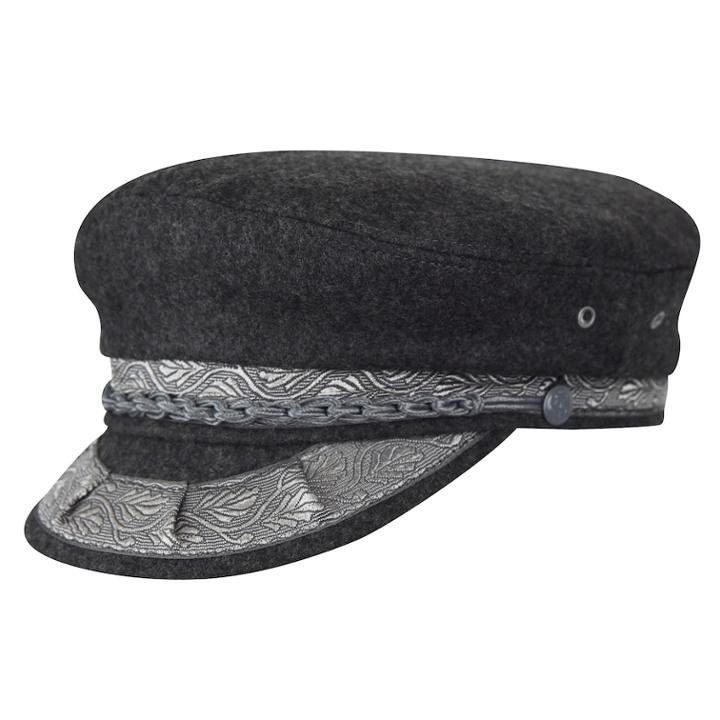 Men's Country Gentleman Wool-blend Greek Fisherman Cap, Size: 7 5/8, Med Grey