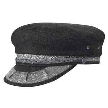 Men's Country Gentleman Wool-blend Greek Fisherman Cap, Size: 7 5/8, Med Grey