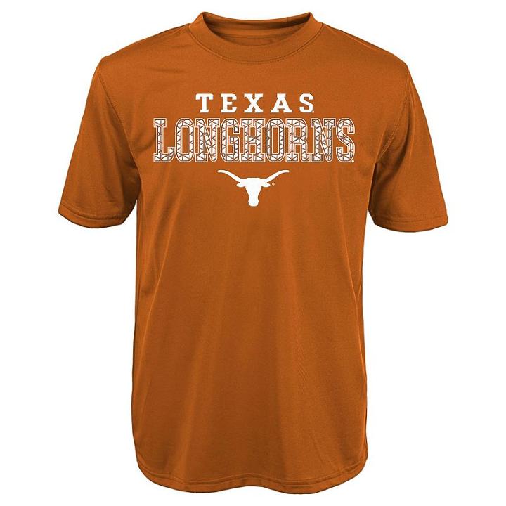 Boys 4-7 Texas Longhorns Fulcrum Performance Tee, Boy's, Size: M(5/6), Orange
