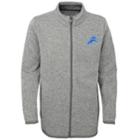 Boys 8-20 Detroit Lions Lima Fleece Jacket, Size: M 10-12, Grey