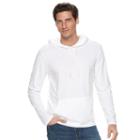 Men's Sonoma Goods For Life&trade; Slim-fit Flexwear Hoodie Tee, Size: Xxl, White