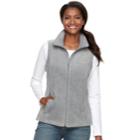 Women's Columbia Three Lakes Fleece Vest, Size: Small, Med Grey