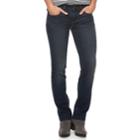Petite Sonoma Goods For Life&trade; Slim Fit Straight-leg Jeans, Women's, Size: 12 Petite, Dark Blue