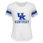 Girls 7-16 Kentucky Wildcats Team Pride Burnout Tee, Size: S 7-8, White