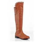 Henry Ferrera Marina Women's Knee High Boots, Size: Medium (7.5), Brown