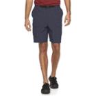 Men's Croft & Barrow&reg; Synthetic Side Elastic Belted Cargo Shorts, Size: 30, Blue