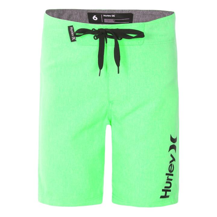 Boys 4-7 Hurley Heathered One & Only Boardshorts, Size: 6, Brt Green