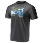 Men's Golden State Warriors 2018 West Conference Champions Assist Tee, Size: Medium, Grey