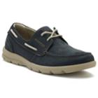 Clarks Jarwin Edge Navy Men's Boat Shoes, Size: Medium (11), Med Blue
