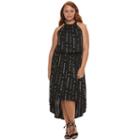 Plus Size Apt. 9&reg; Printed High-low Maxi Dress, Women's, Size: 0x, Black