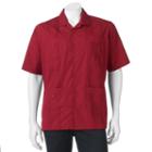 Men's Havanera Embroidered Four-pocket Button-down Shirt, Size: Xxl, Dark Red