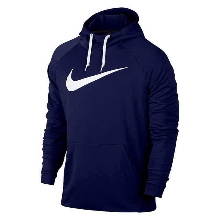 Men's Nike Pull-over Dri-fit Swoosh Hoodie, Size: Large, Blue