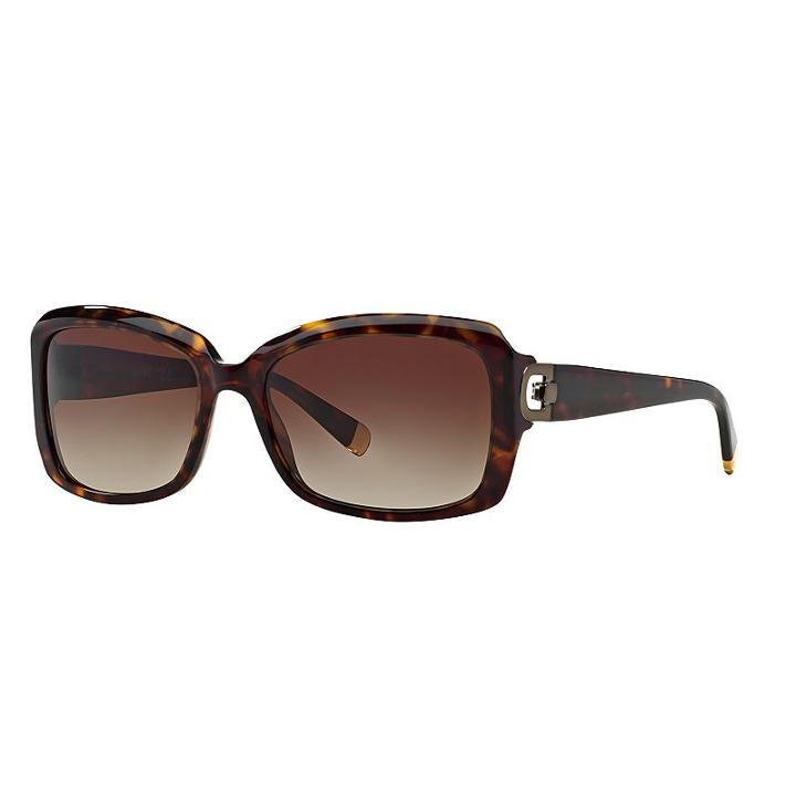 Dkny Dy4073 55mm Glamour Square Gradient Sunglasses, Women's, Med Brown