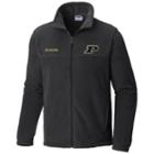 Men's Columbia Purdue Boilermakers Flanker Ii Fleece Jacket, Size: Large, Black