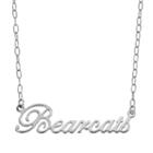 Fiora Sterling Silver Cincinnati Bearcats Necklace, Women's, Size: 16, Grey