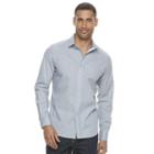 Men's Apt. 9&reg; Slim-fit Stretch Button-down Shirt, Size: Med Slim, Turquoise/blue (turq/aqua)