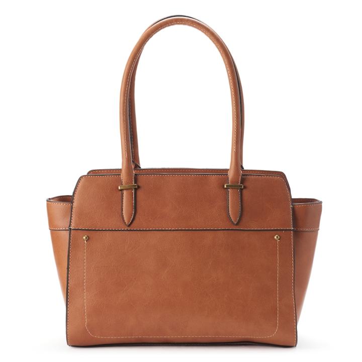 Mondani Arcadia Large Satchel, Women's, Dark Red