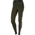 Women's Nike Dry Training Just Do It Tights, Size: Small, Green Oth
