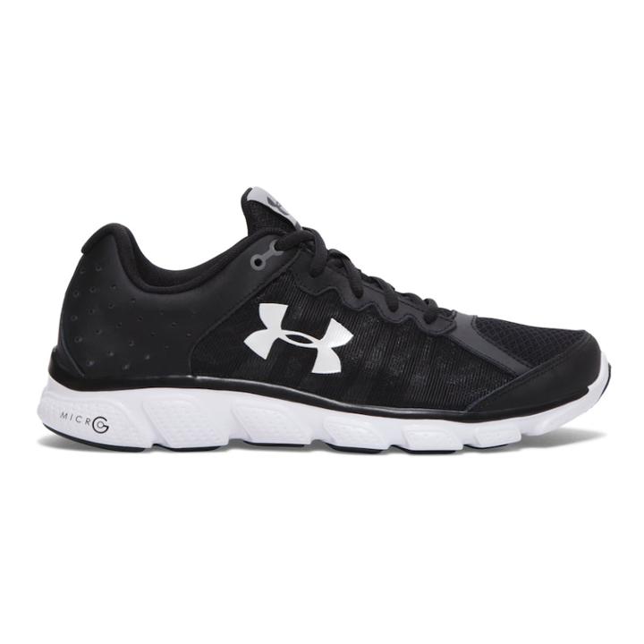 Under Armour Micro G Assert 6 Men's Running Shoes, Size: 8, Black