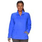 Plus Size Tek Gear&reg; Half-zip Fleece Jacket, Women's, Size: 3xl, Drk Purple