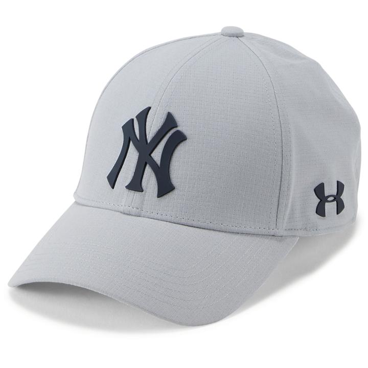 Men's Under Armour New York Yankees Driving Adjustable Cap, Red Overfl