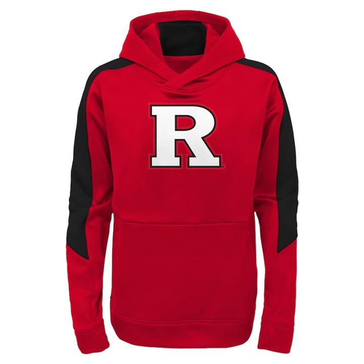 Boys 8-20 Rutgers Scarlet Knights Hyperlink Pullover Hoodie, Size: M 10-12, Red