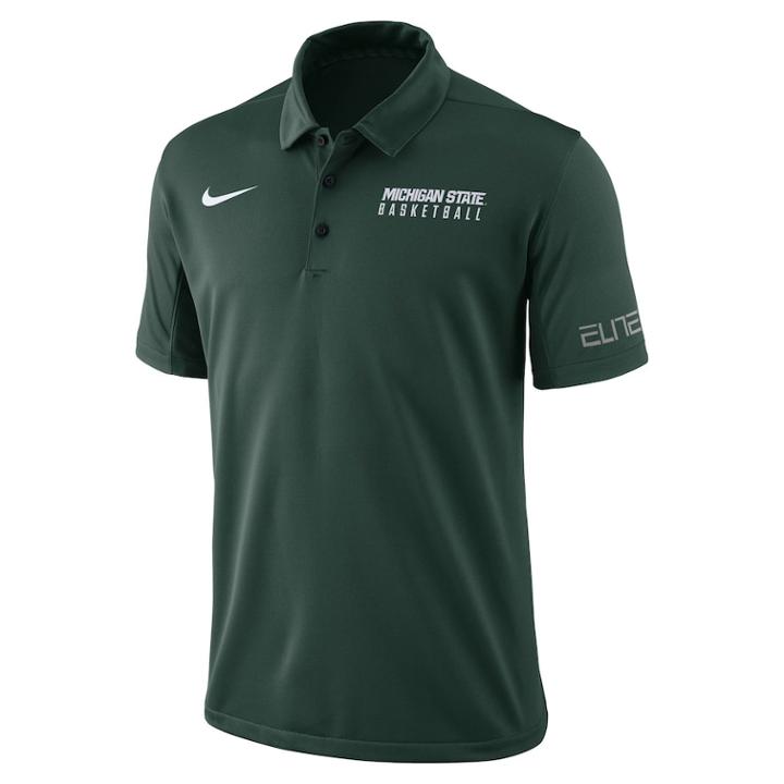 Men's Nike Michigan State Spartans Basketball Polo, Size: Xl, Brt Pink