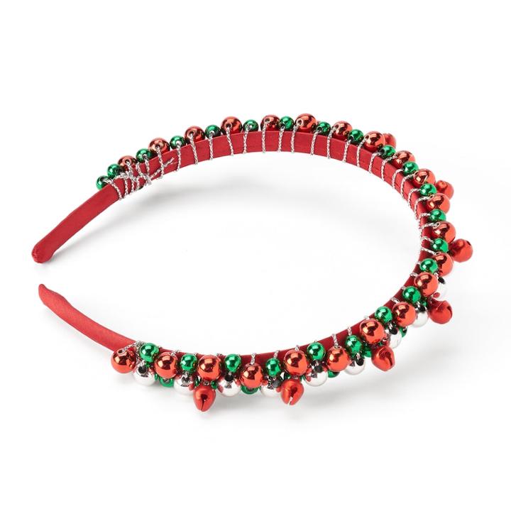 Christmas Jingle Bell Headband, Women's, Multicolor