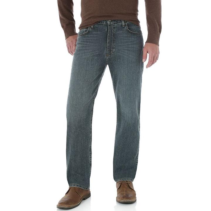 Big & Tall Wrangler Advanced Comfort Relaxed-fit Jeans, Men's, Size: 44x32, Med Grey