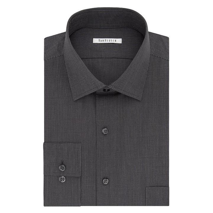 Van Heusen, Men's Flex Collar Classic-fit Dress Shirt, Size: 18-34/35, Grey Other