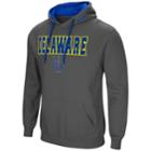 Men's Delaware Blue Hens Pullover Fleece Hoodie, Size: Xl, Grey