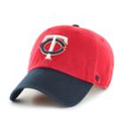 Men's '47 Brand Minnesota Twins Two-toned Clean Up Hat, Multicolor