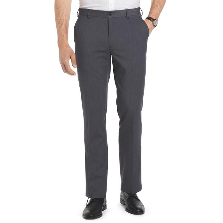 Big & Tall Van Heusen Air Straight-fit Flex Dress Pants, Men's, Size: 48x29, Dark Grey