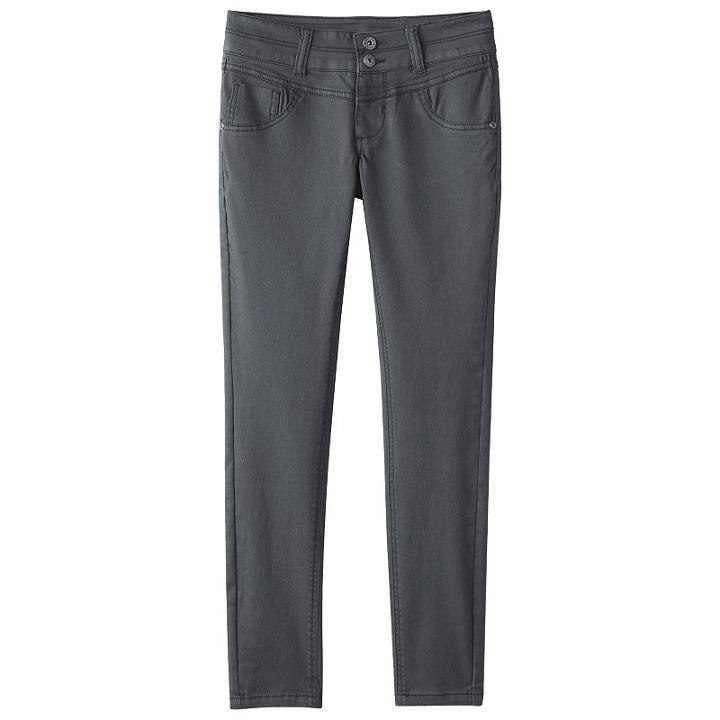 Girls 7-16 & Plus Size Mudd&reg; Stacked Denim Jeggings, Girl's, Size: 12 1/2, Grey (charcoal)
