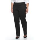 Plus Size Apt. 9&reg; Straight-leg Pants, Women's, Size: 18 W, Black