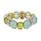 Dana Buchman Simulated Stone Stretch Bracelet, Women's, Turq/aqua