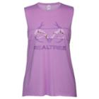 Women's Realtree Aero Muscle Tank Top, Size: Large, Purple Oth