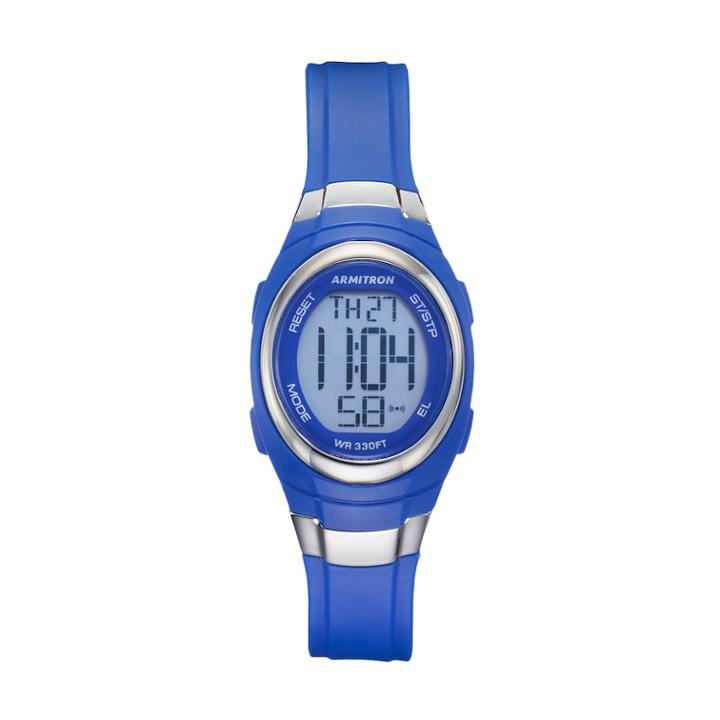 Armitron Women's Sport Digital Chronograph Watch - 45/7034blu, Blue
