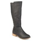 Journee Collection Marcel Women's Riding Boots, Size: Medium (12), Grey