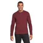 Men's Van Heusen Never Tuck Slim-fit Henley, Size: Medium, Brt Pink