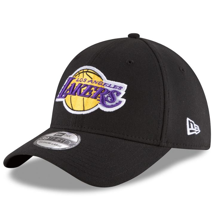Adult New Era Los Angeles Lakers 39thirty Team Classic Flex-fit Cap, Men's, Size: Medium/large, Multicolor