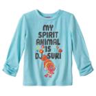 Girls 4-6x Dreamworks Trolls My Spirit Animal Is Dj Suki Tee, Girl's, Size: 6x, Blue Other