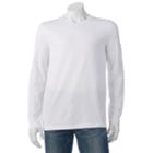 Men's Croft & Barrow&reg; Classic-fit Ribbed V-neck Sweater, Size: Large, Natural