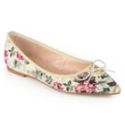 Journee Collection Lena Women's Pointed Ballet Flats, Girl's, Size: Medium (9), White Oth