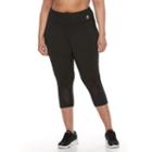 Plus Size Fila Sport&reg; Workout Crop Leggings, Women's, Size: 1xl, Med Grey