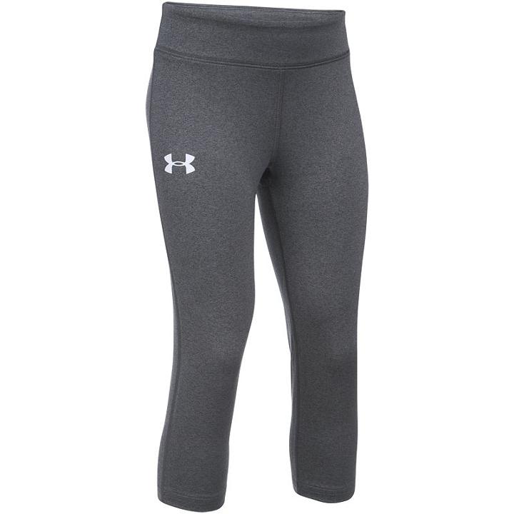 Girls 7-16 Under Armour Heatgear Capri Leggings, Girl's, Size: Xl, Grey Other
