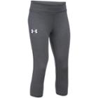 Girls 7-16 Under Armour Heatgear Capri Leggings, Girl's, Size: Xl, Grey Other